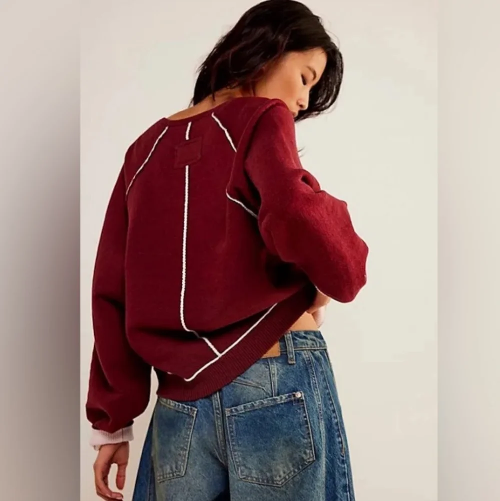 NWOT Free People We The Free Midnight Pullover, size S🌙 - Picture 3 of 10